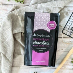 Turkish Delight Chocolate Mud Cake Mix 650g