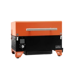 AS350 PORTABLE WOOD PELLET GRILL - VIBRANT ORANGE -AU BBQ Supplies Sales 2024 AS350 Orange A FX 51363.1671593373