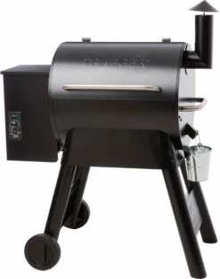 Traeger Pro 22 Series Pellet Grill -AU BBQ Supplies Sales 2024 BF Grills TFB57PUB Pro 22 FRONT ANGLE Blue Traeger 32649.1679034406