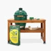 LARGE BIG GREEN EGG PACKAGE - ACACIA TABLE (PICK UP ONLY) -AU BBQ Supplies Sales 2024 Large EGG in Acacia Table Package with Casters 7680x7003 41565.1709080569