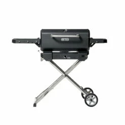 MASTERBUILT PORTABLE CHARCOAL SMOKER WITH SCISSOR CART