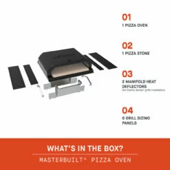 MASTERBUILT PIZZA OVEN ATTACHED (SUITS GRAVITY 800,1050 SERIES) -AU BBQ Supplies Sales 2024 MB20181722 11 Whats in Box 98223.1705986393