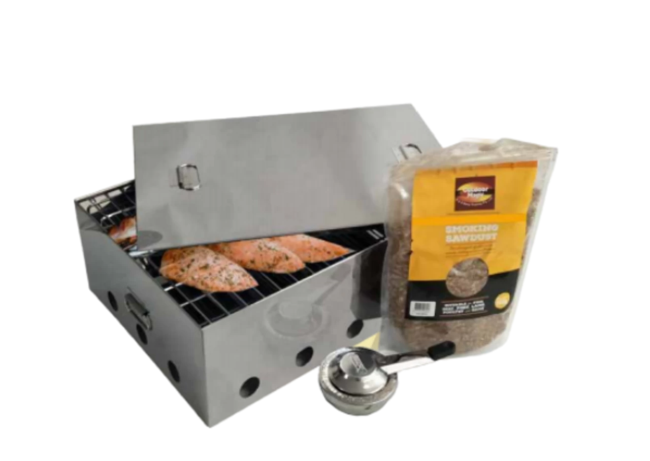 Outdoor Magic Compact Stainless Steel Smoker 3 Outdoor Magic Compact Stainless Steel Smoker